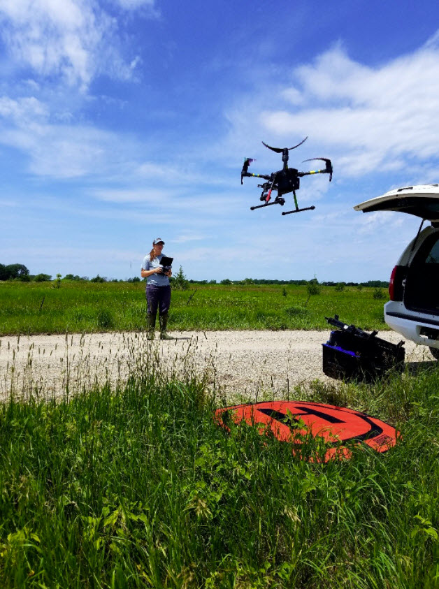  Drones beneficial for surveying duck broods 